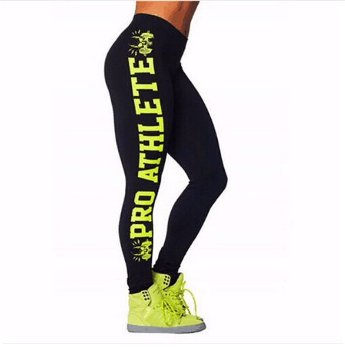 Leggings fit amarela pro athlete